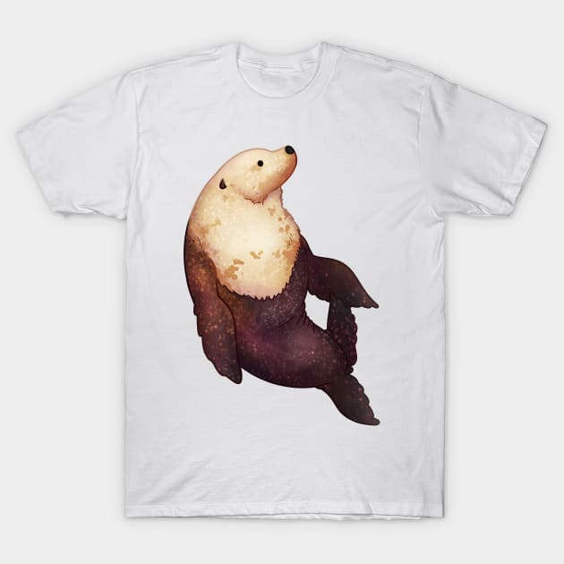 Cozy Steller Sea Lion T-Shirt by Phoenix Baldwin